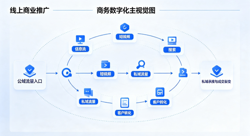 盈江县线上商业推广怎么做？全域流量闭环搭建与低成本转化实战指南